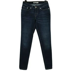 Levis Women's Leggings Denim Medium Wash Jeans Stretch Crop Ankle 27x30